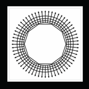 Símbolo de radiestesia